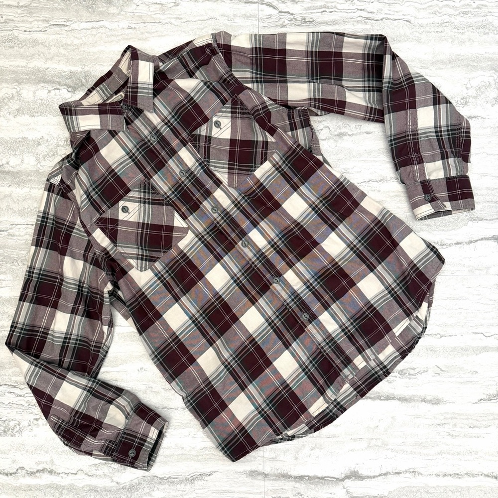 CONVERSE Men’s Vintage Plaid Button Down Shirt